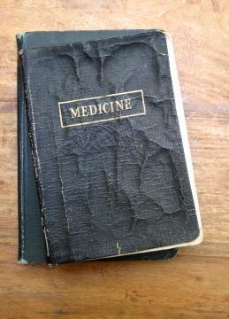 antique medical book
