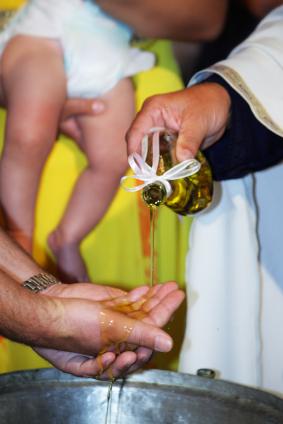 Baptism with Oil