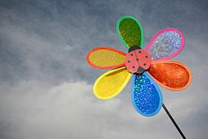 Ladybug windmill