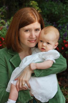 Mom and baby girl