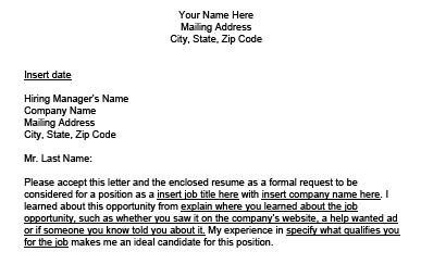 Write interesting cover letter