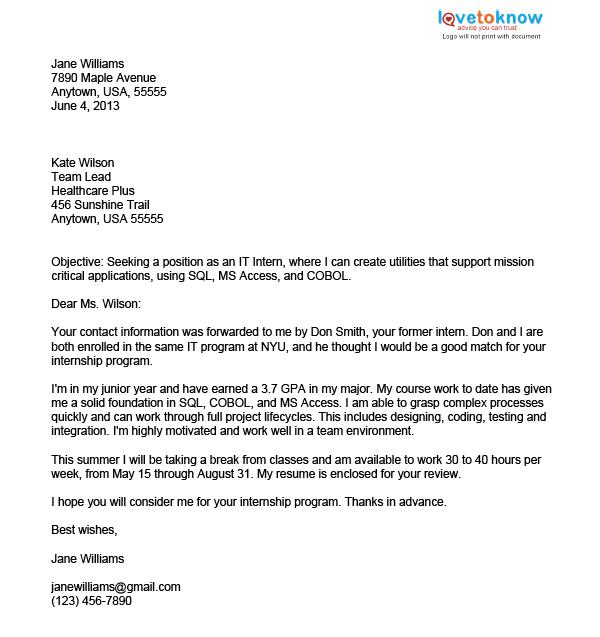 Sample application letter for leadership award