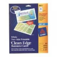 Two-Side Printable Clean Edge Business Cards