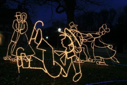 Lighted Yard Art