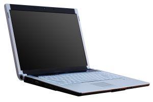A single laptop.