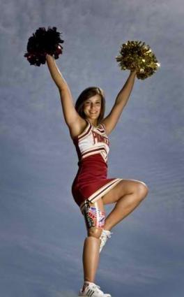 Lacey Henderson as a college freshman