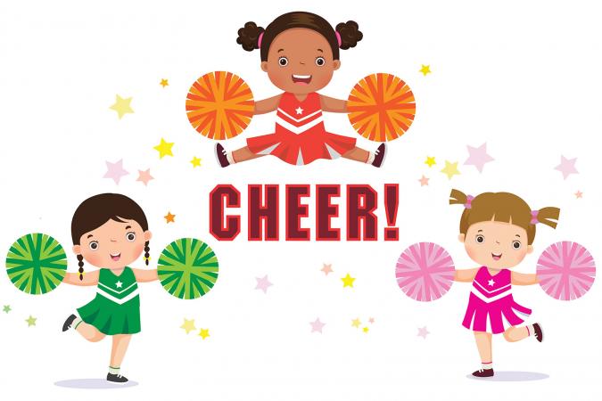 free animated clipart cheerleader - photo #48