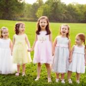 Five girls in sundresses
