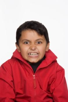 boy making funny face