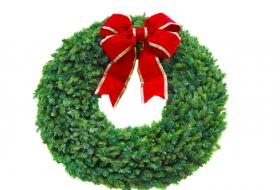 artifical christmas wreath
