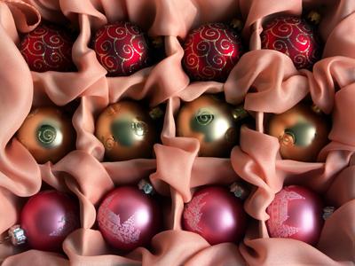 Christmas balls, ornaments
