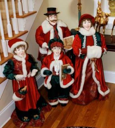 Christmas carolers