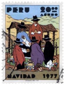 Peruvian Nativity Stamp