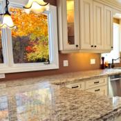 granite countertop in modern kitchen