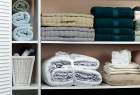 Organized Linen Closet