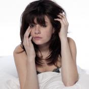 Woman with a hangover