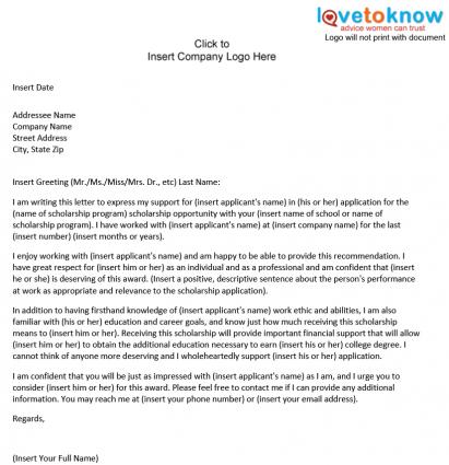 Motivational Letter For A Scholarship | Motivational letter