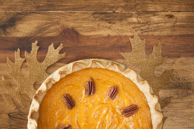 Homemade sweet potato pie