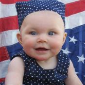 Patriotic baby