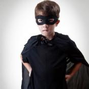 Young super hero costume