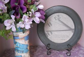 decoupage vase