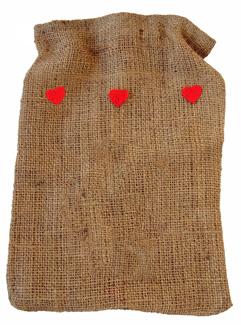 Burlap Clutch