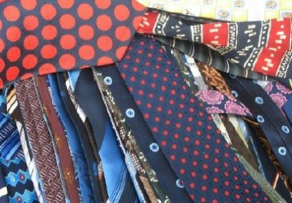pile of ties
