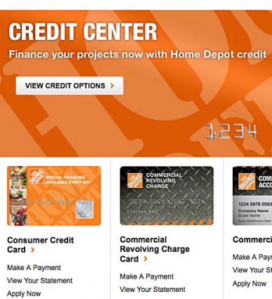 How To Make A Home Depot Credit Card Payment