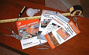 Home Depot offers patrons several credit options.