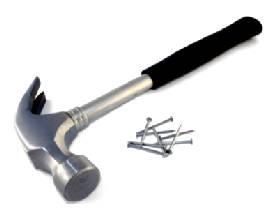 Hammer and nails