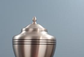 creamation urn red rose
