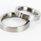 Cobalt wedding set