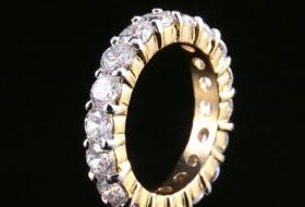 Eternity Pave Ring