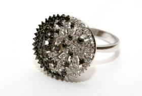 black diamond ring
