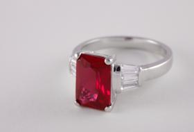 ruby diamond engagement ring
