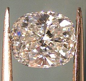 Cushion cut diamond.