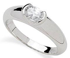 Oval engagement rings settings