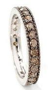 Chocolate Diamond Eternity Ring
