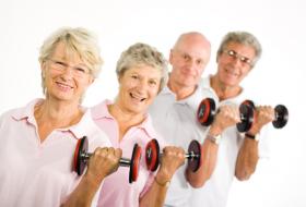 Lifting weights