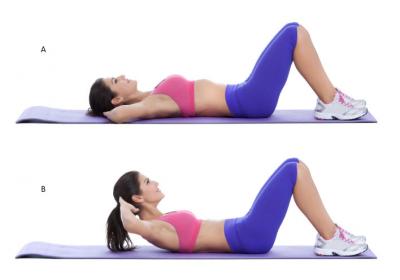 how to do crunches