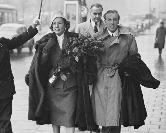 Jacques Fath and wife