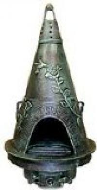 Garden Style Cast Aluminum Chiminea