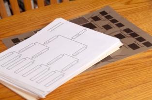 A printable blank family tree