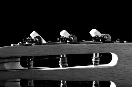 Classical guitar headstock