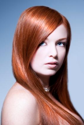 Silky Red Hair