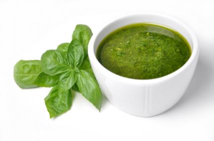 basil and pesto