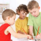 boys painting