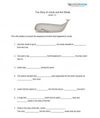 Worksheet Bible Story Worksheets bible worksheets jonah and the whale