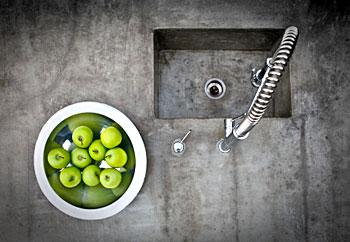 Cement Kitchen Counters on Concrete Kitchen Countertops