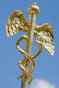 The caduceus of Hermes